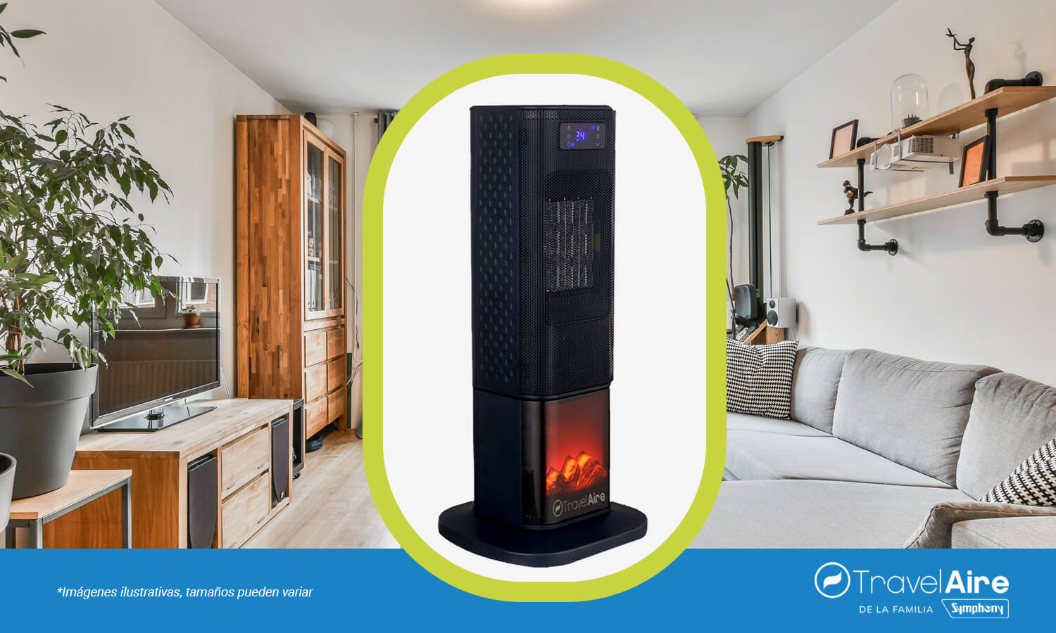 El calentador eléctrico es el aparato más utilizado para calentar los hogares.